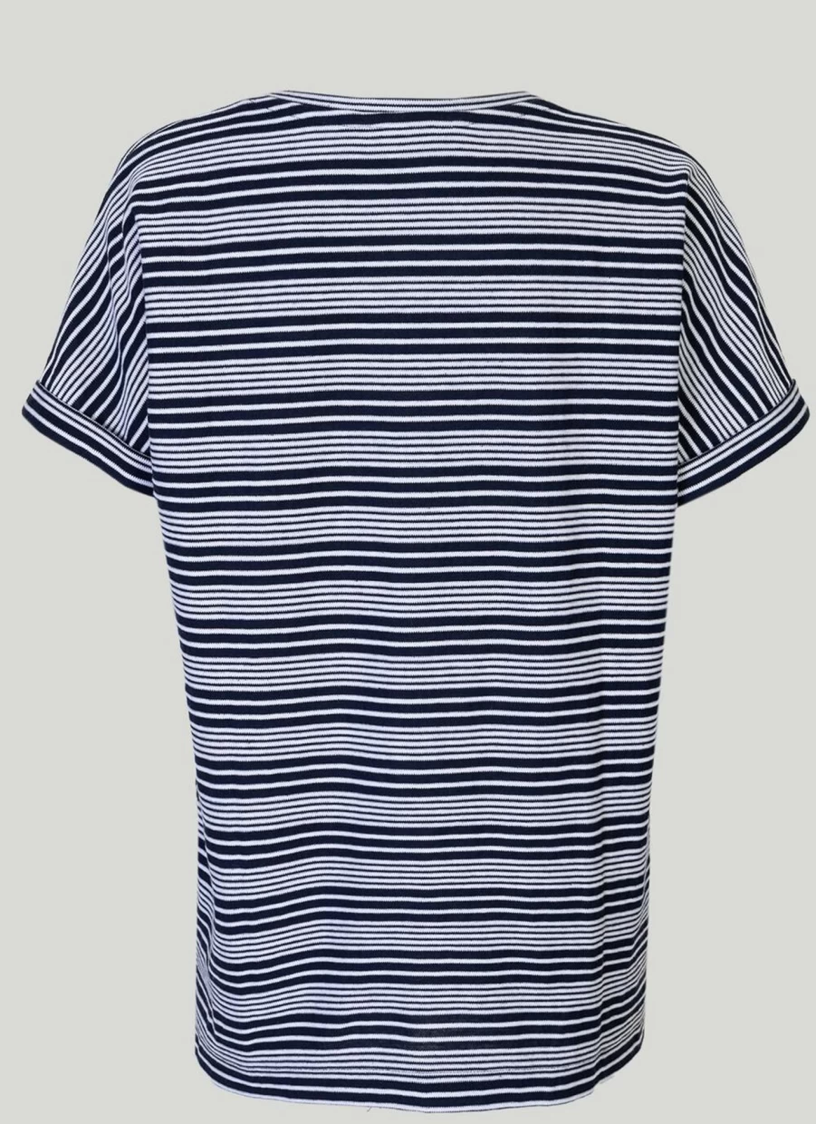 Isle Women's Stripe T-Shirt | Classic Cotton Tee for Everyday Wear