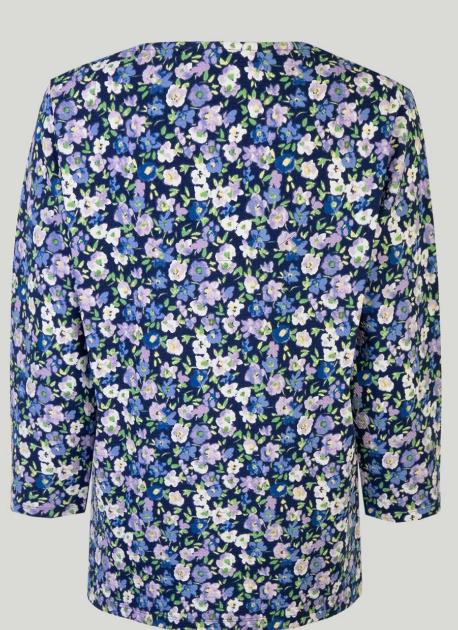 "Isle Women's Textured Print Top - Stylish & Trendy Blouse for Women"