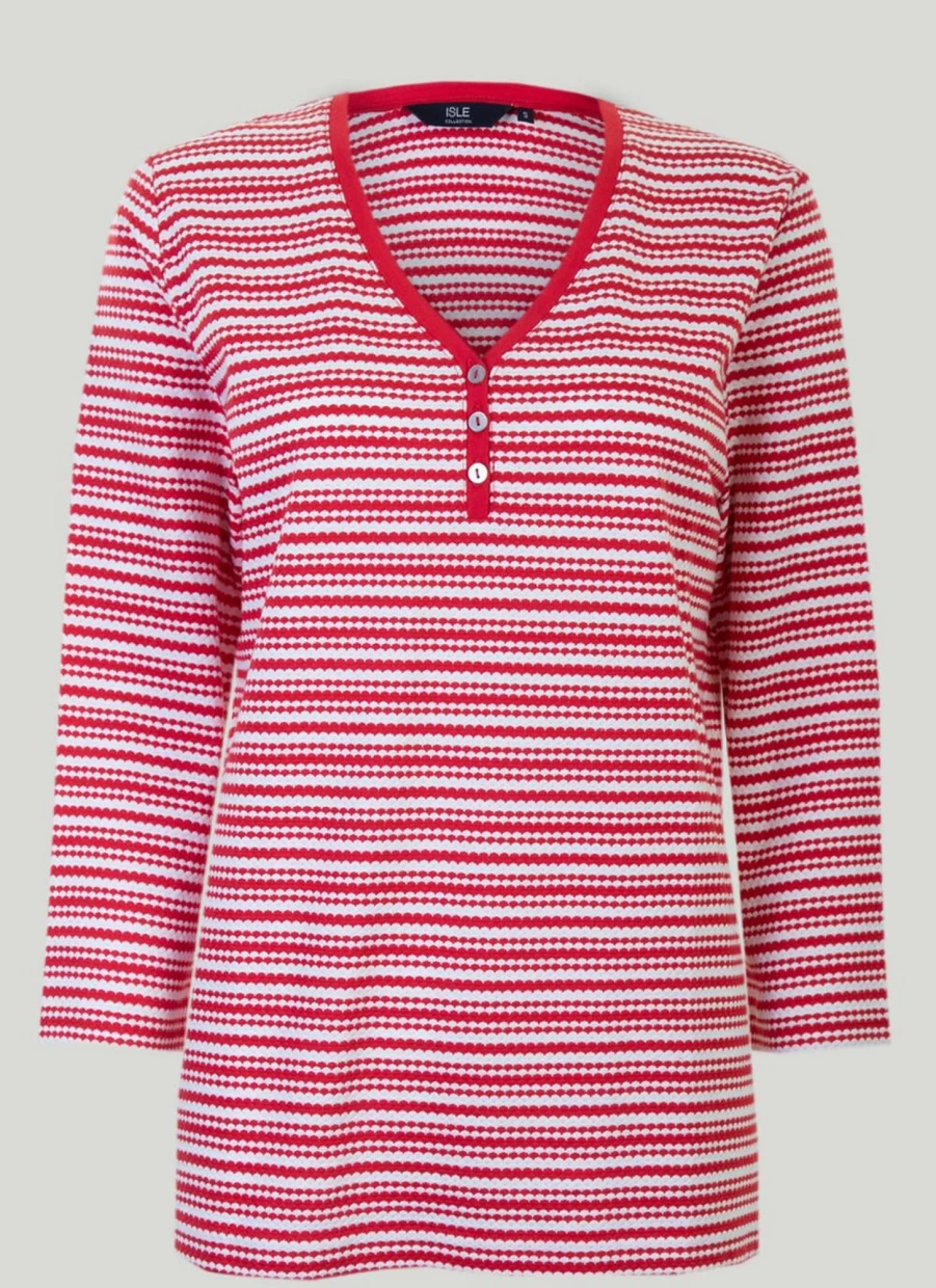 "Isle Women's Stripe Top: Stylish & Comfortable Striped Shirt for Women"