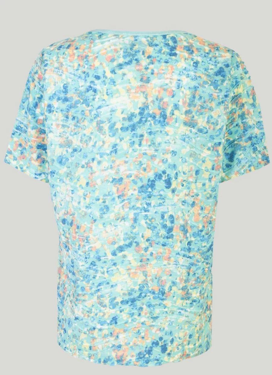 Honor Millburn Women's Printed Wave Graphic T-Shirt - Stylish Casual Tee