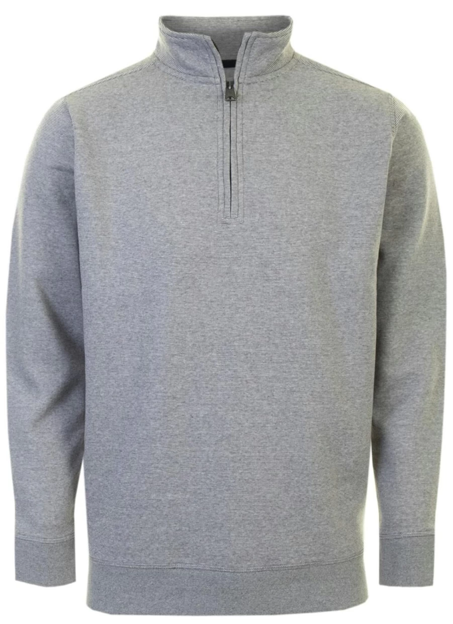 Men's James Pringle Zip Neck Sweatshirt - Comfortable Fleece Pullover with Full-Zip Design