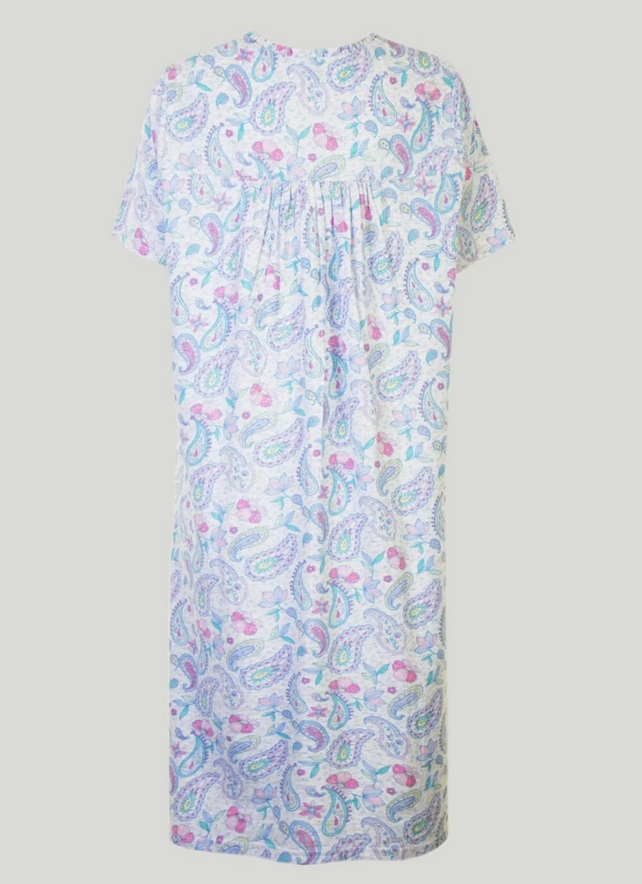 Isle Women's Floral Print Nightie - Soft Comfort Sleepwear for Women