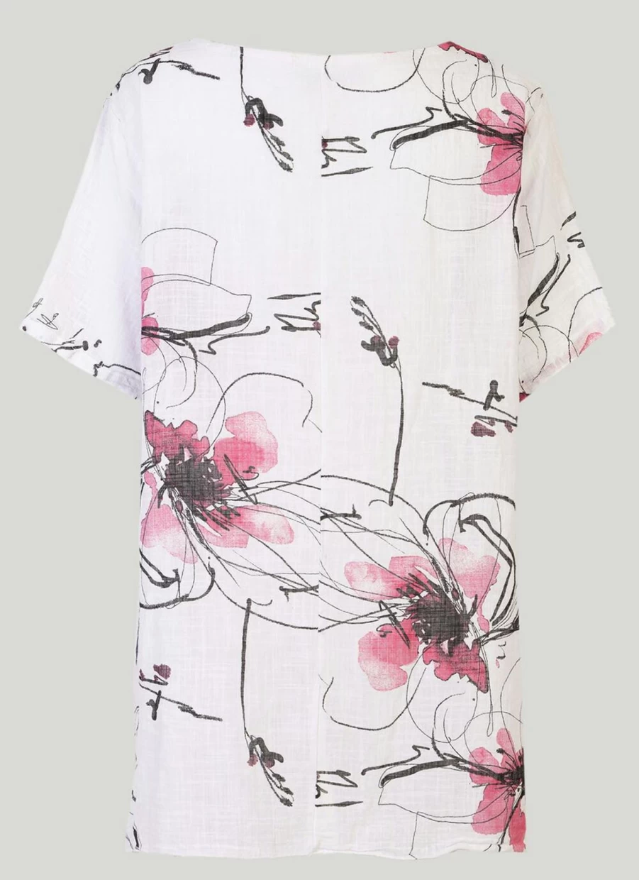 "Women's Floral Print Top by Sugar Crisp – Stylish Blouse for Casual Wear"