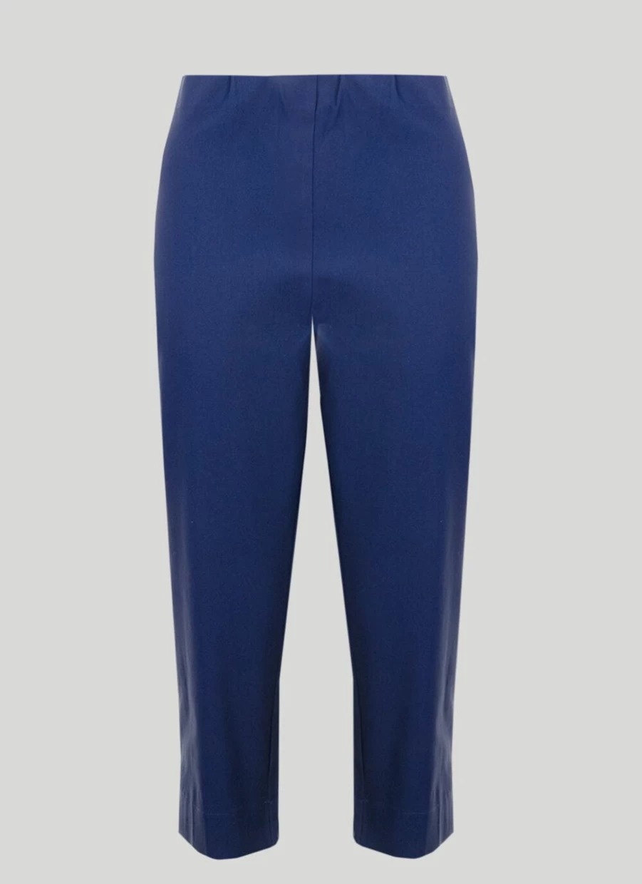 Isle Women's Bengaline High-Waisted Cropped Trousers for Comfort and Style