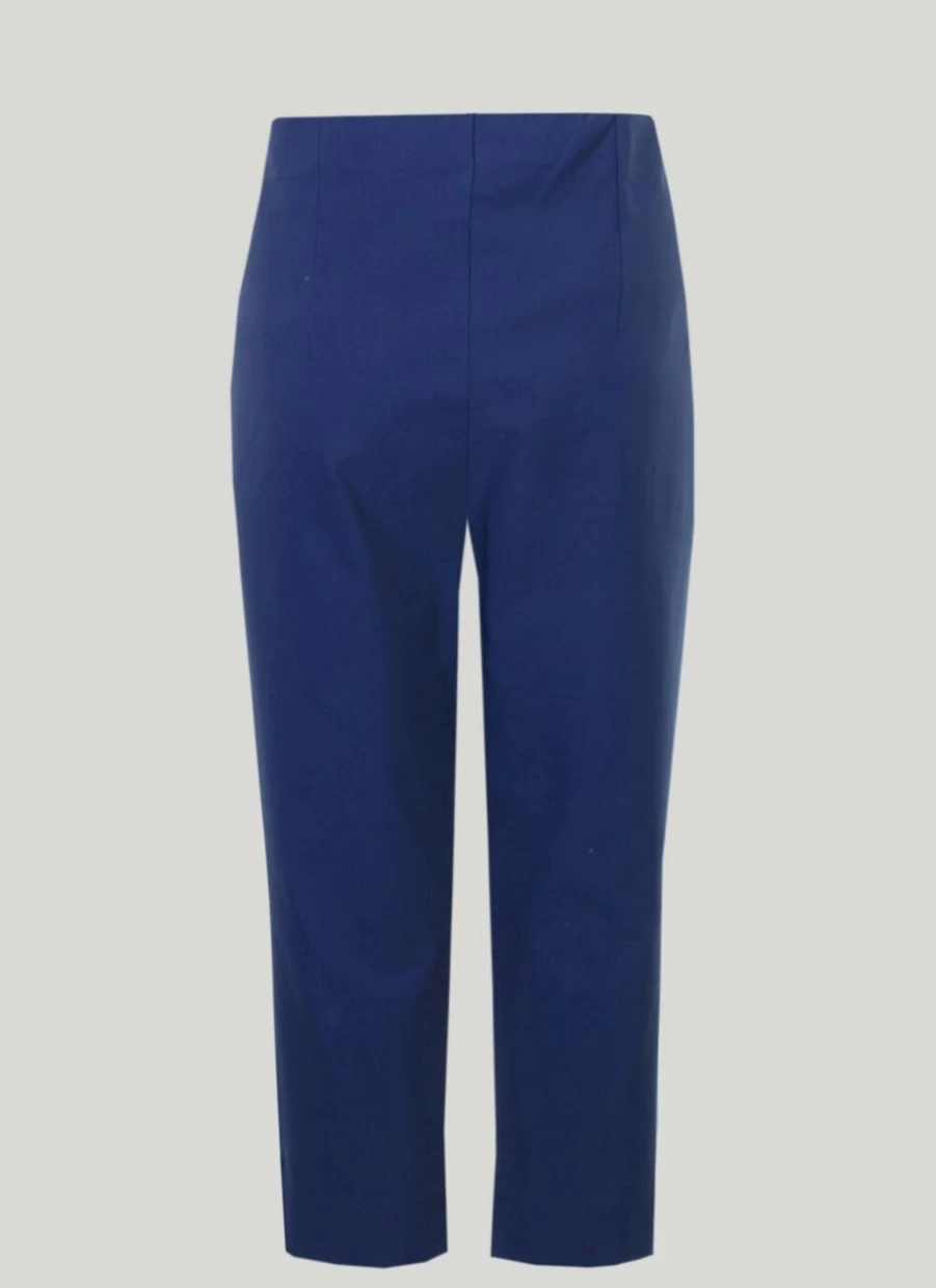 Isle Women's Bengaline High-Waisted Cropped Trousers for Comfort and Style