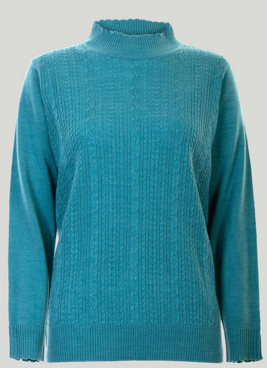 Honor Millburn Women's Stylish Turtle Neck Jumper for Warmth and Comfort