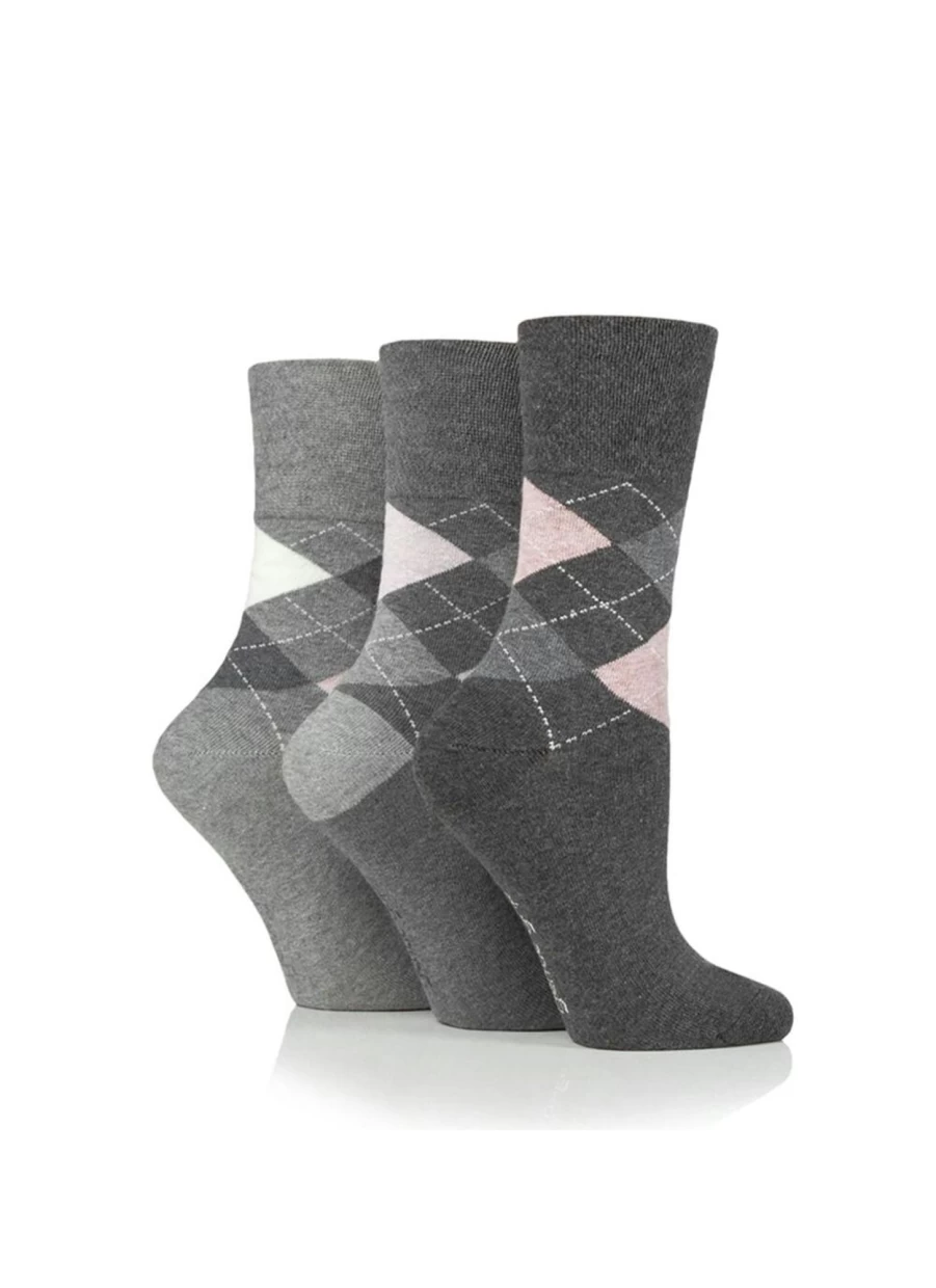 "Gentle Grip Women's 3 Pack Comfortable Breathable Socks"