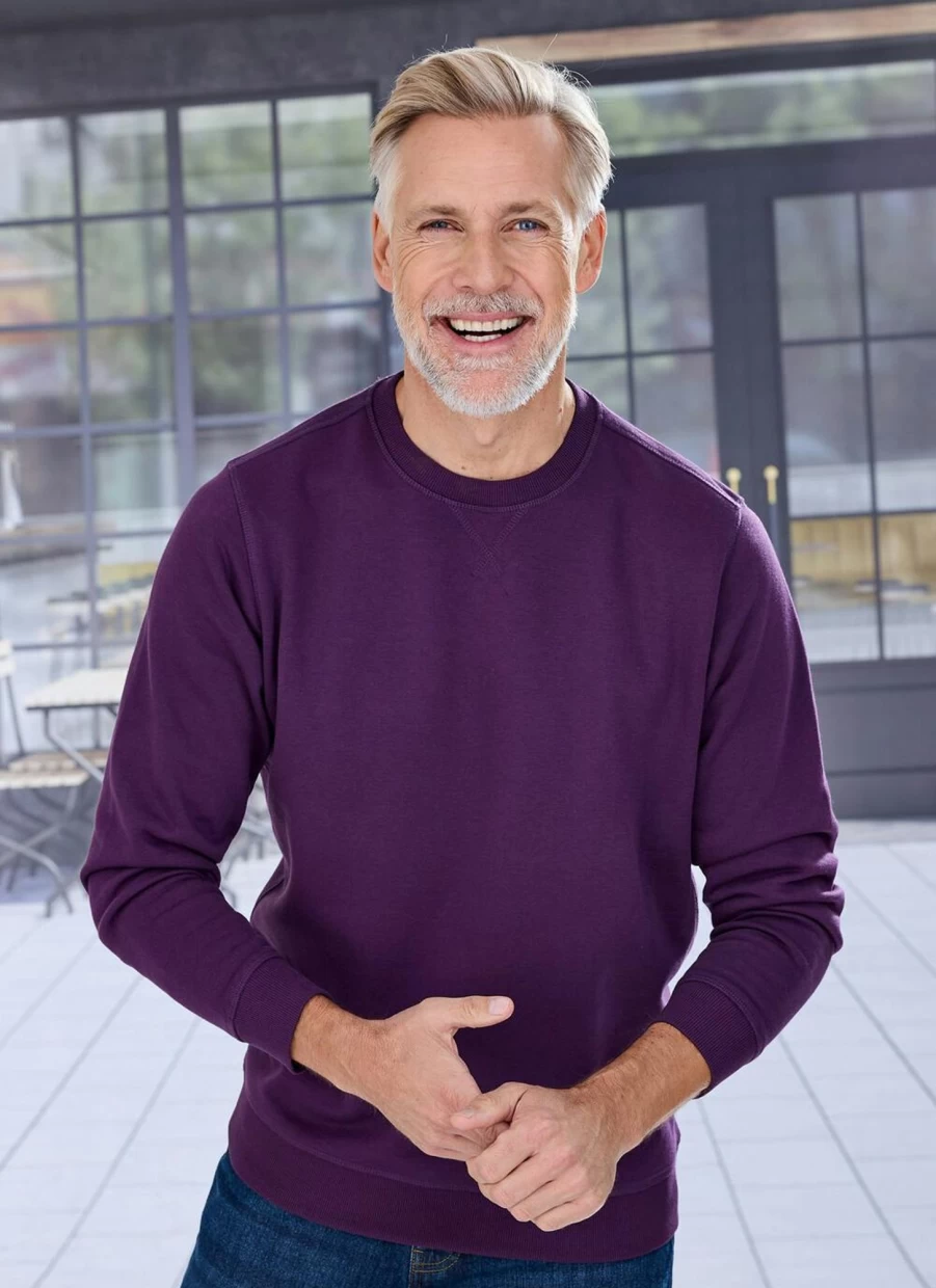 James Pringle Men's Classic Crew Neck Sweatshirt - Comfortable Cotton Blend Pullover for Casual Wear
