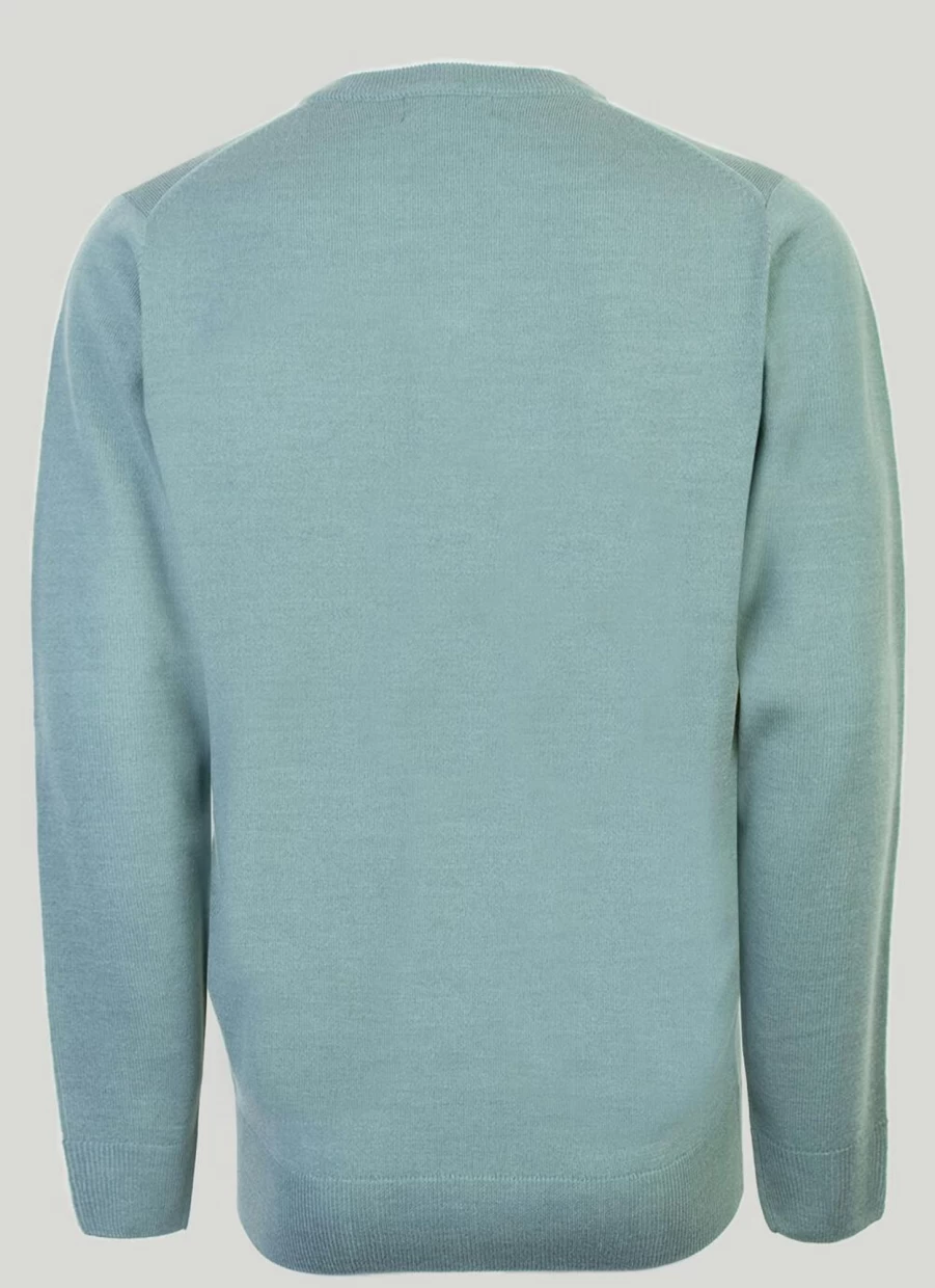 James Pringle Men's V Neck Fine Knit Jumper - Premium Soft Wool Sweater