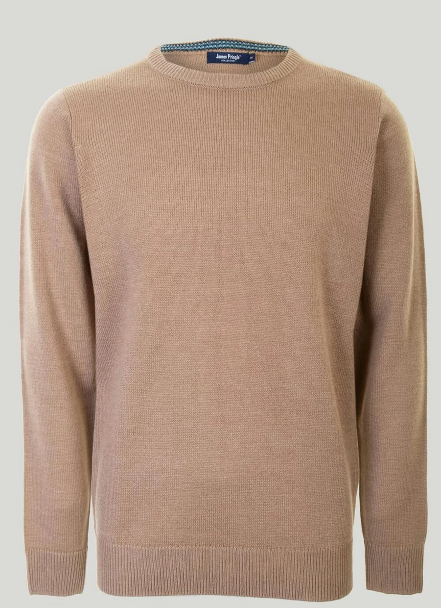 James Pringle Men's Crew Neck Knitted Jumper - Classic Comfort & Style