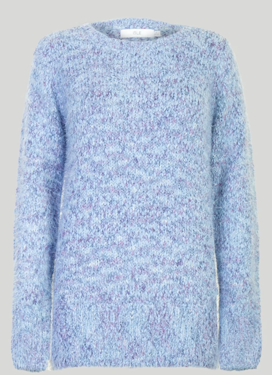 "Isle Women's Textured Knit Jumper - Soft Cozy Sweater"