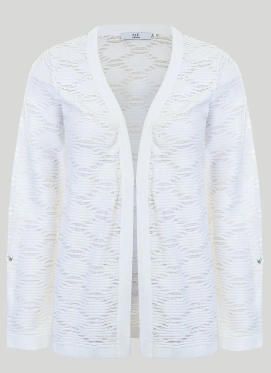 "Isle Women's Edge To Edge Cardigan - Stylish Knit Sweater for Women"