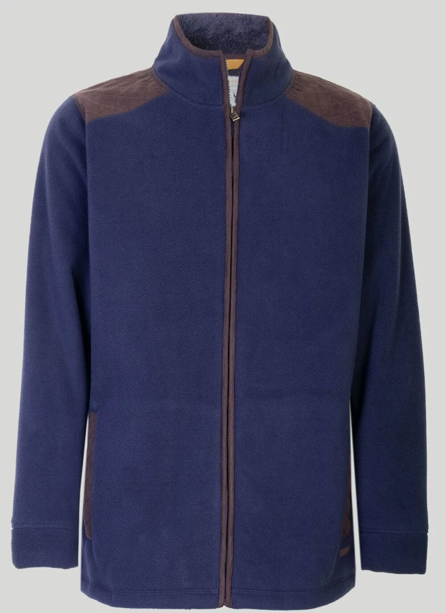 PG Field Men's Bonded Fleece Jacket - Lightweight Warm Winter Outerwear for Men