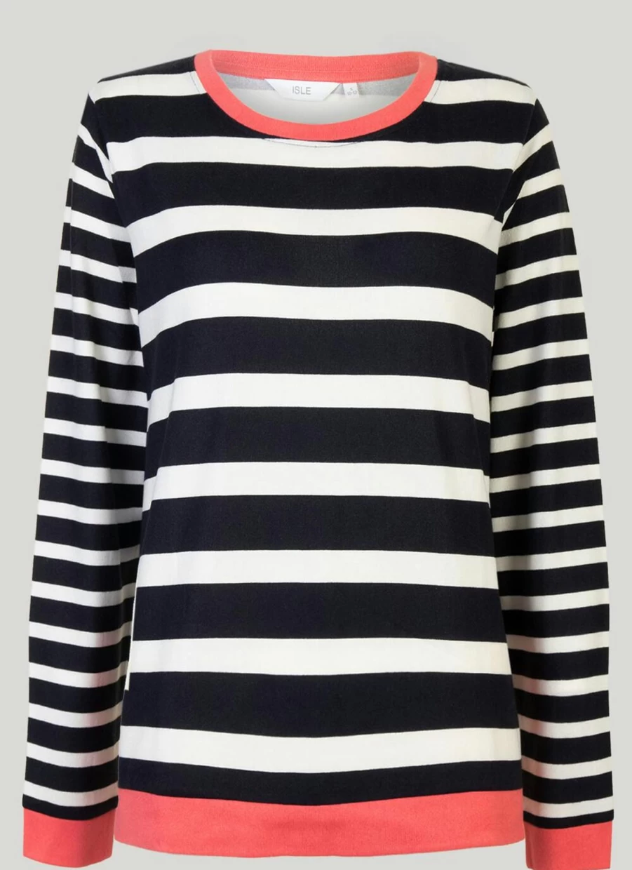 Isle Women's Stripe Top - Stylish Casual Striped Shirt for Women