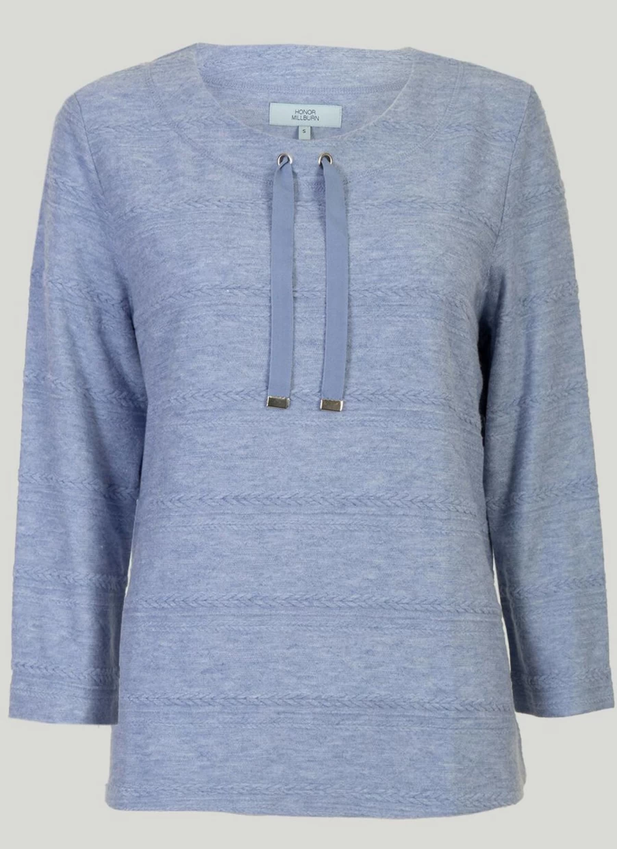 Honor Millburn Women's Blue Top - Stylish Casual Blouse for Everyday Wear