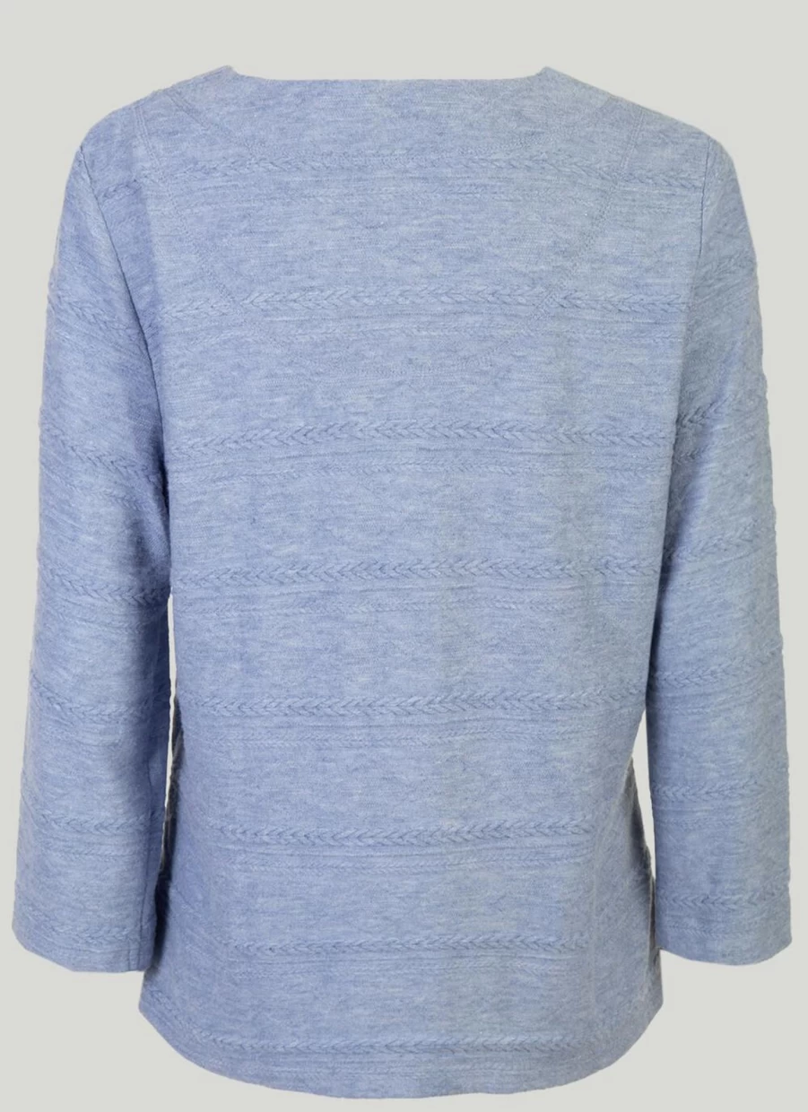 Honor Millburn Women's Blue Top - Stylish Casual Blouse for Everyday Wear