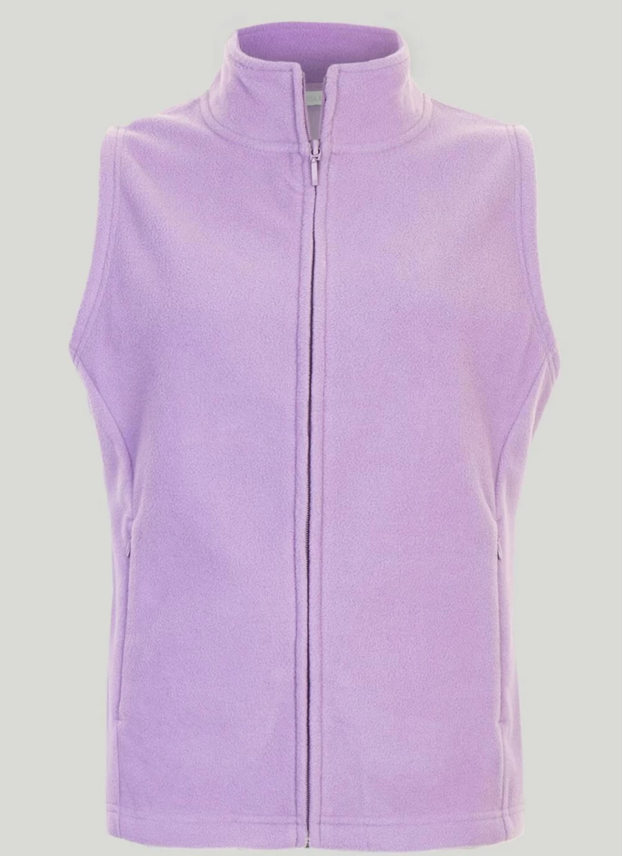 Isle Women's Fleece Gilet - Lightweight Warm Quilted Vest for Outdoor Activities