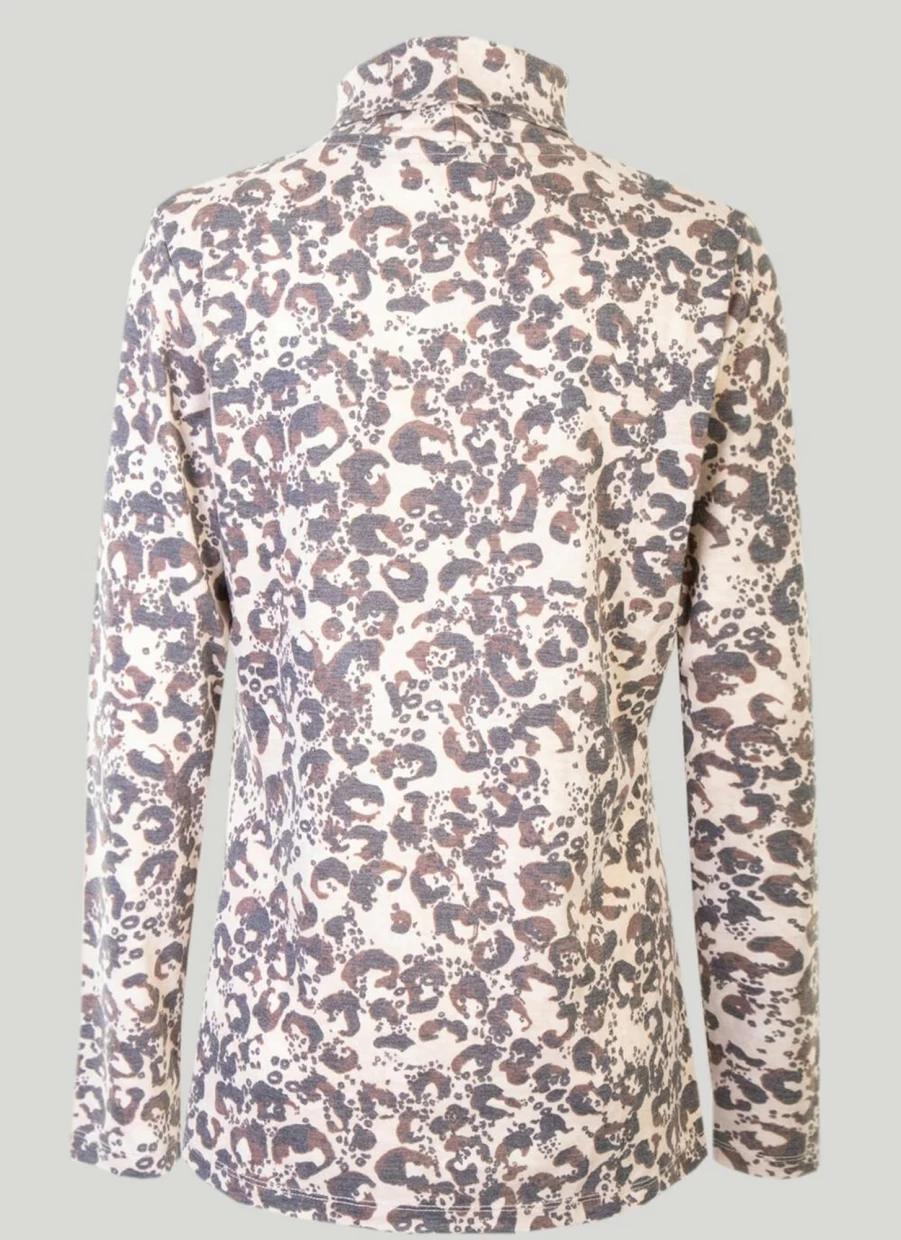 Isle Women's Animal Print Blouse - Stylish Wild Pattern Top for Women