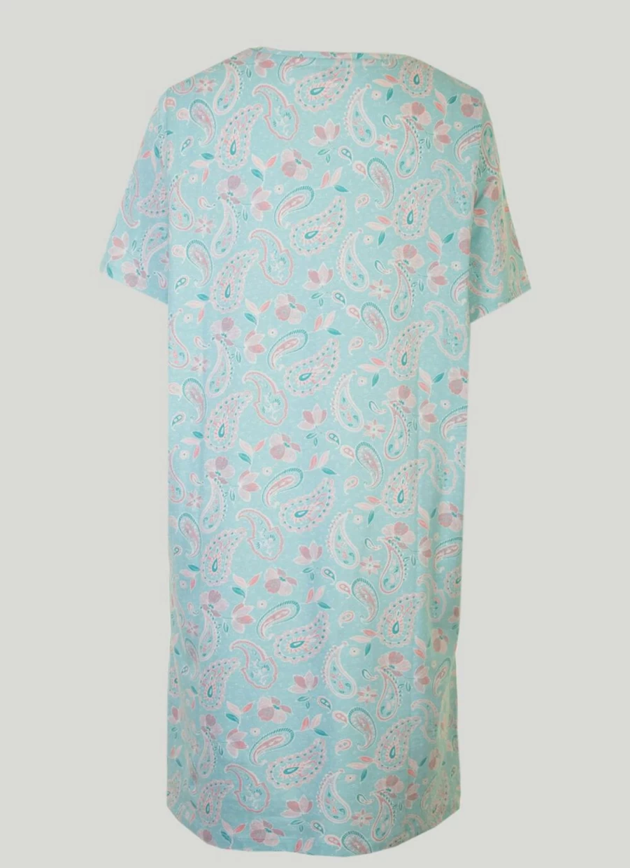 Isle Women's Floral Print Nightie - Soft Comfort Sleepwear for Women