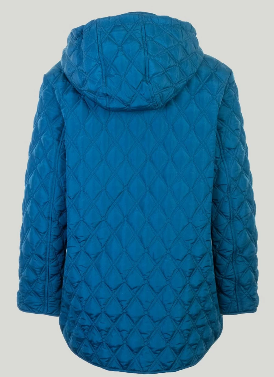 ISLE Women's Diamond Quilted Coat - Luxurious Winter Jacket with Elegant Stitching