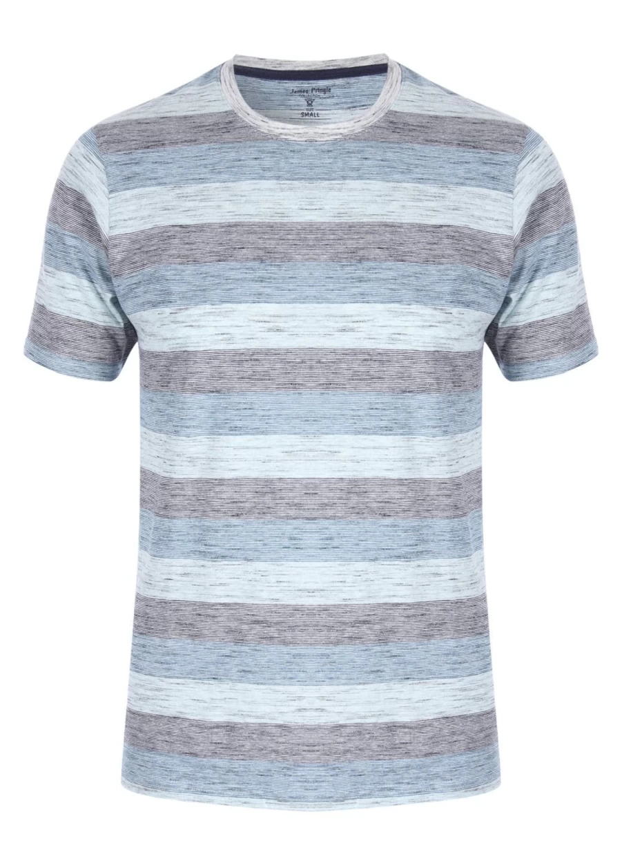 James Pringle Men's Crew Neck T-Shirt - Classic Cotton Casual Tee