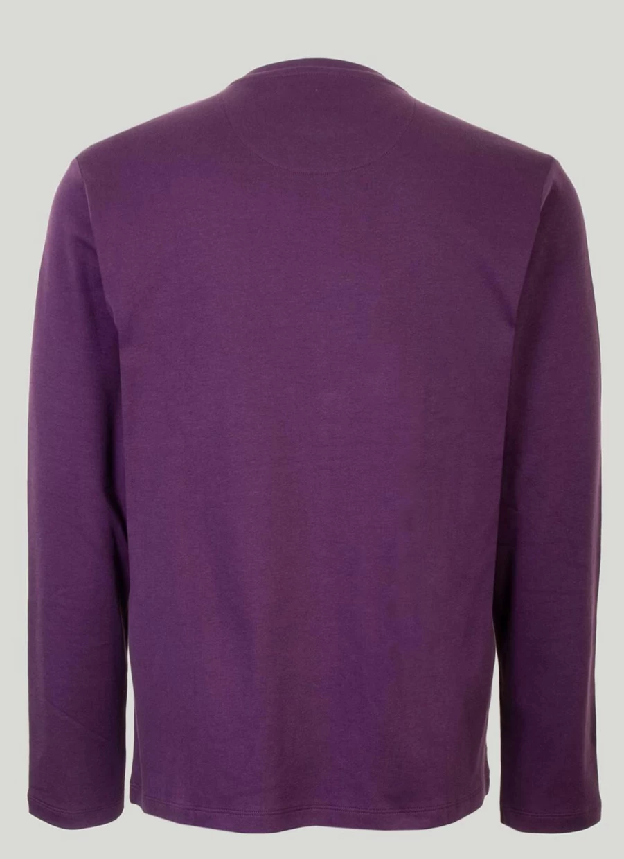 James Pringle Men's Long Sleeve Crew Neck Jersey Top - Comfortable Casual Wear