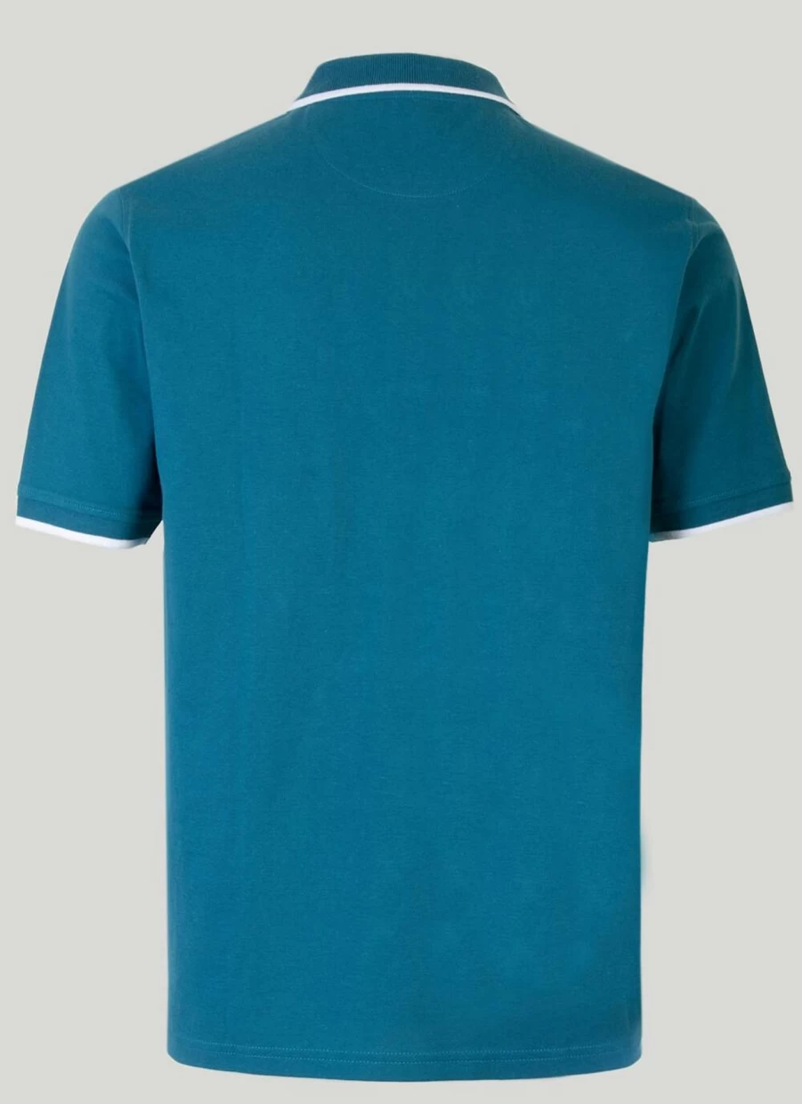 James Pringle Men's Premium Cotton Polo Shirt - Classic Fit, Breathable Fabric
