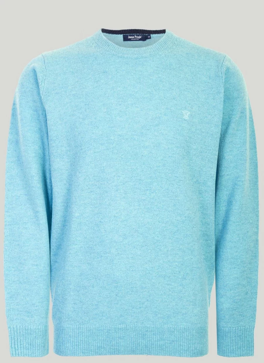 James Pringle Men's Machine Washable Lambswool Jumper - Soft & Durable Knit Sweater