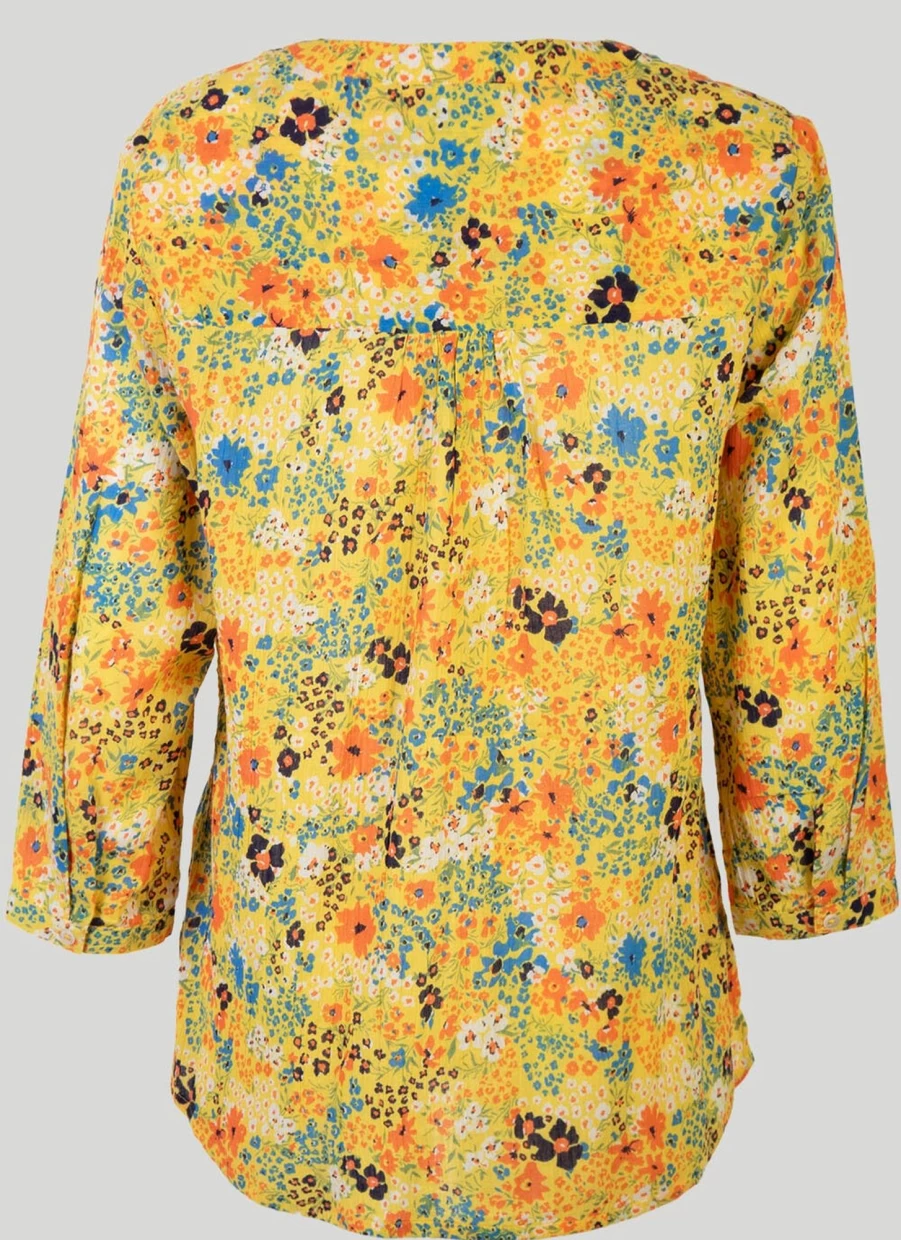 Isle Women's Printed Blouse - Stylish Floral Top for Casual Wear