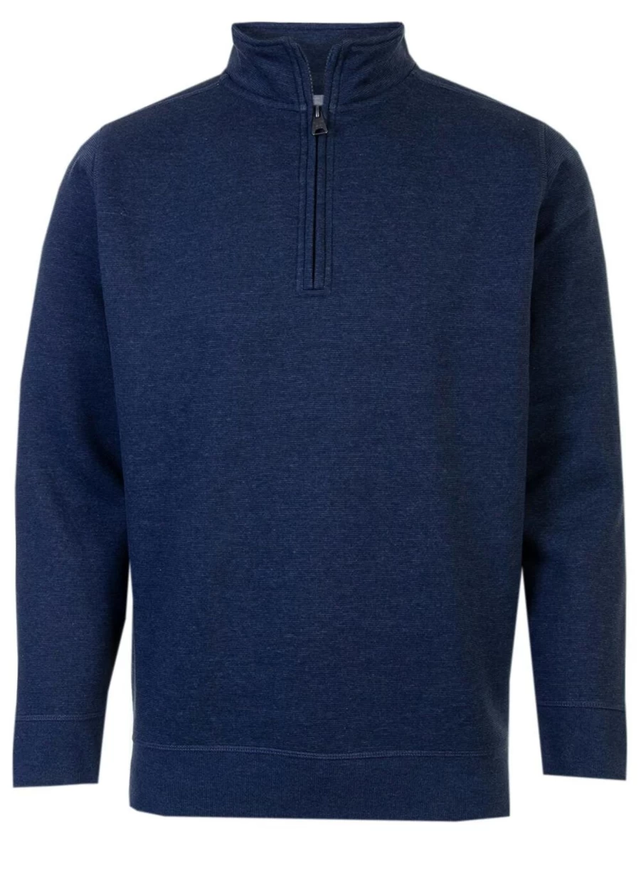 James Pringle Men's Zip Neck Sweatshirt - Comfortable & Stylish Fleece Pullover