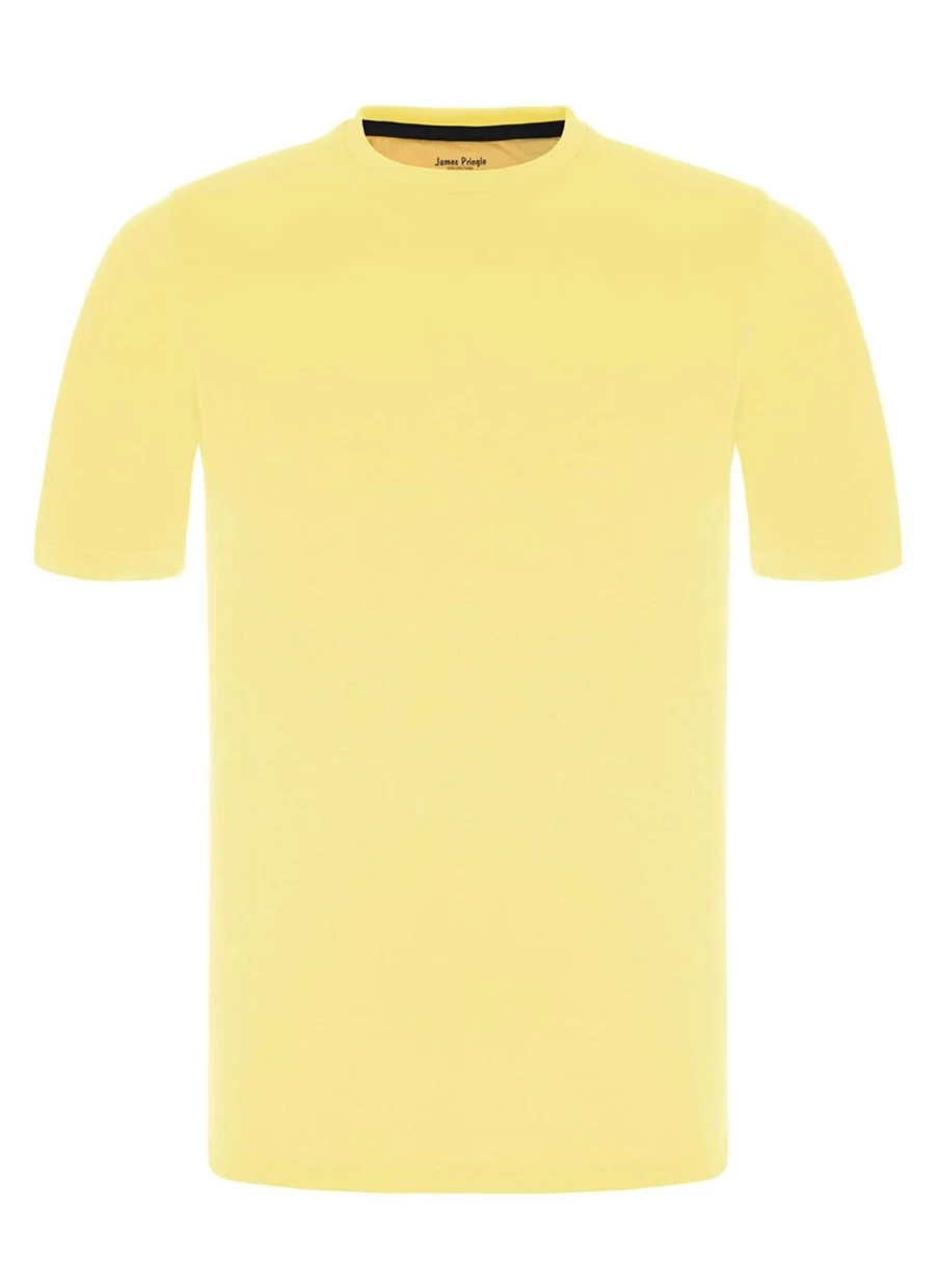James Pringle Men's Classic Crew Neck T-Shirt - Comfortable Cotton Casual Tee