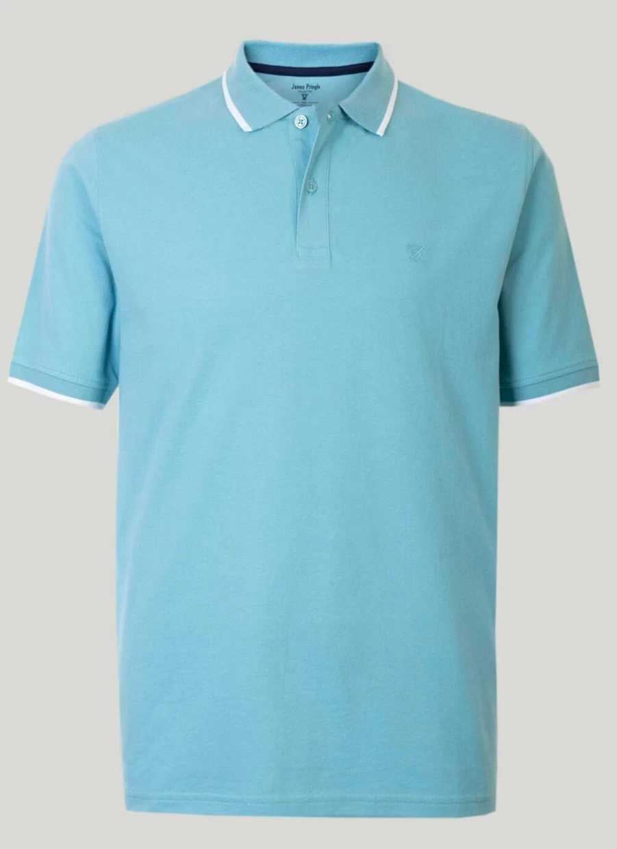 Men's Cotton Polo Shirt by James Pringle – Classic Comfort & Style