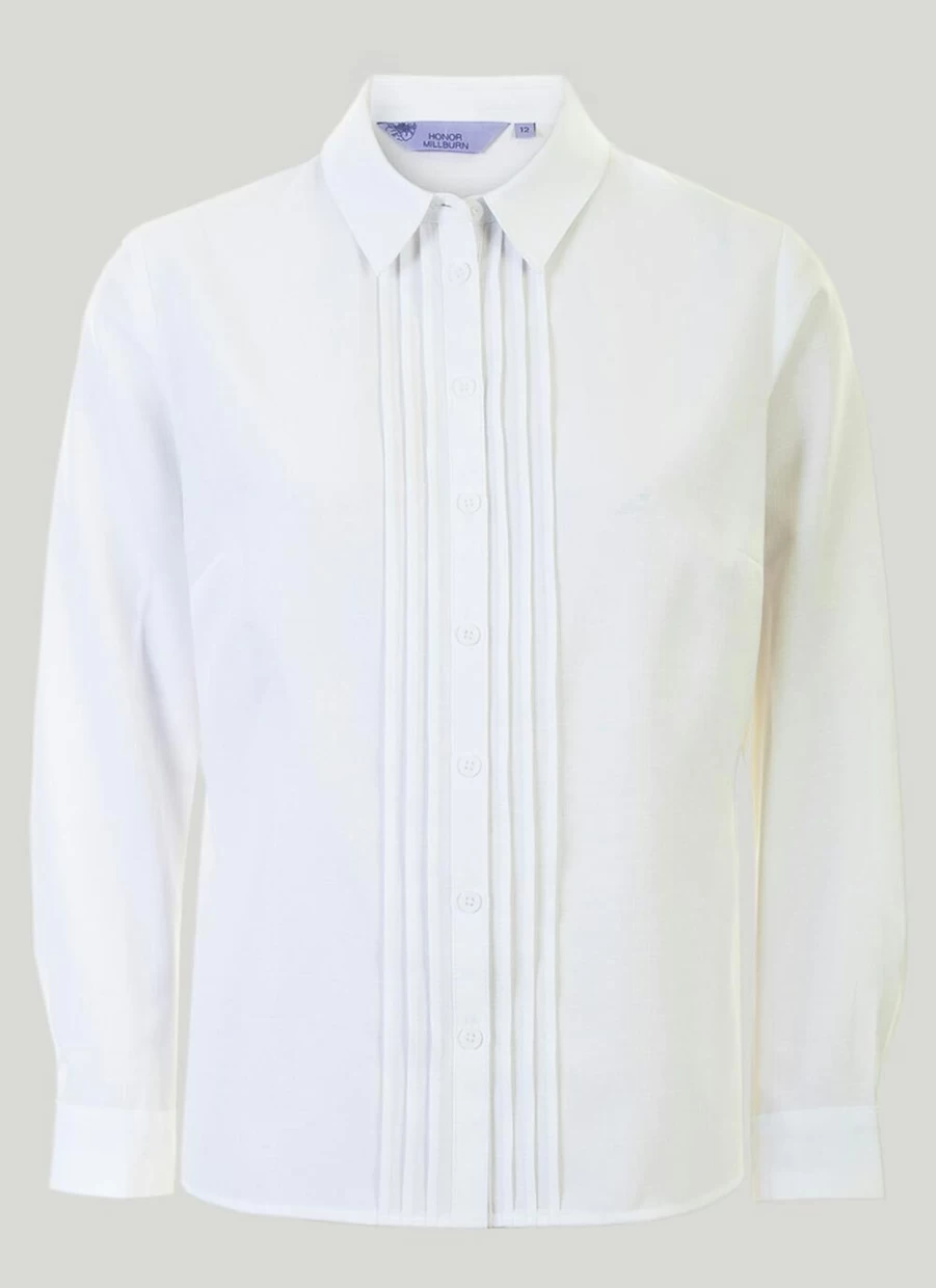 Honor Millburn Women's Elegant Long Sleeve Blouse for Casual & Office Wear