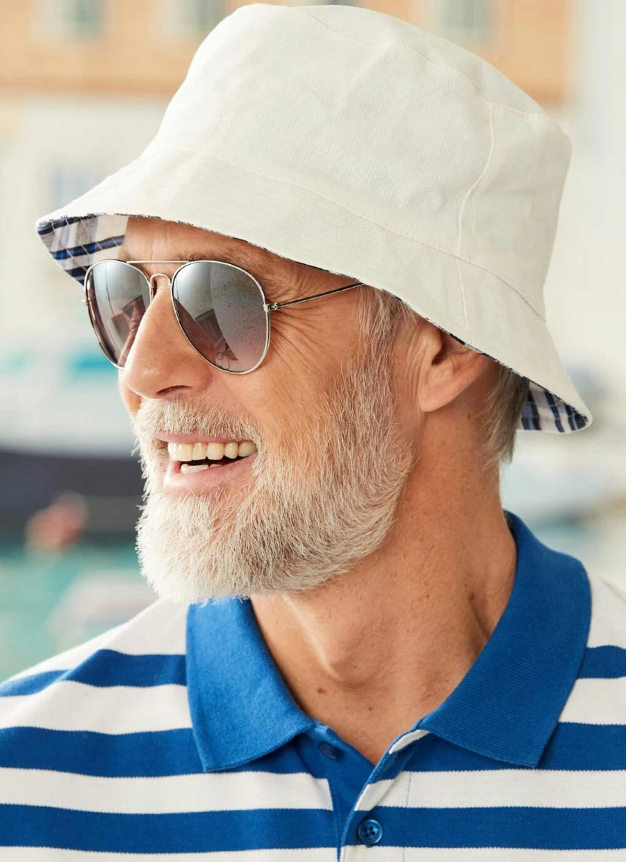 James Pringle Men's Reversible Bucket Hat - Dual-Side Design for Style & Comfort