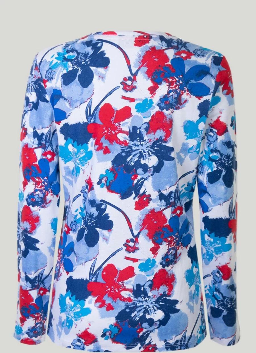 "Isle Women's Printed Top - Stylish Floral Print Blouse for Women"