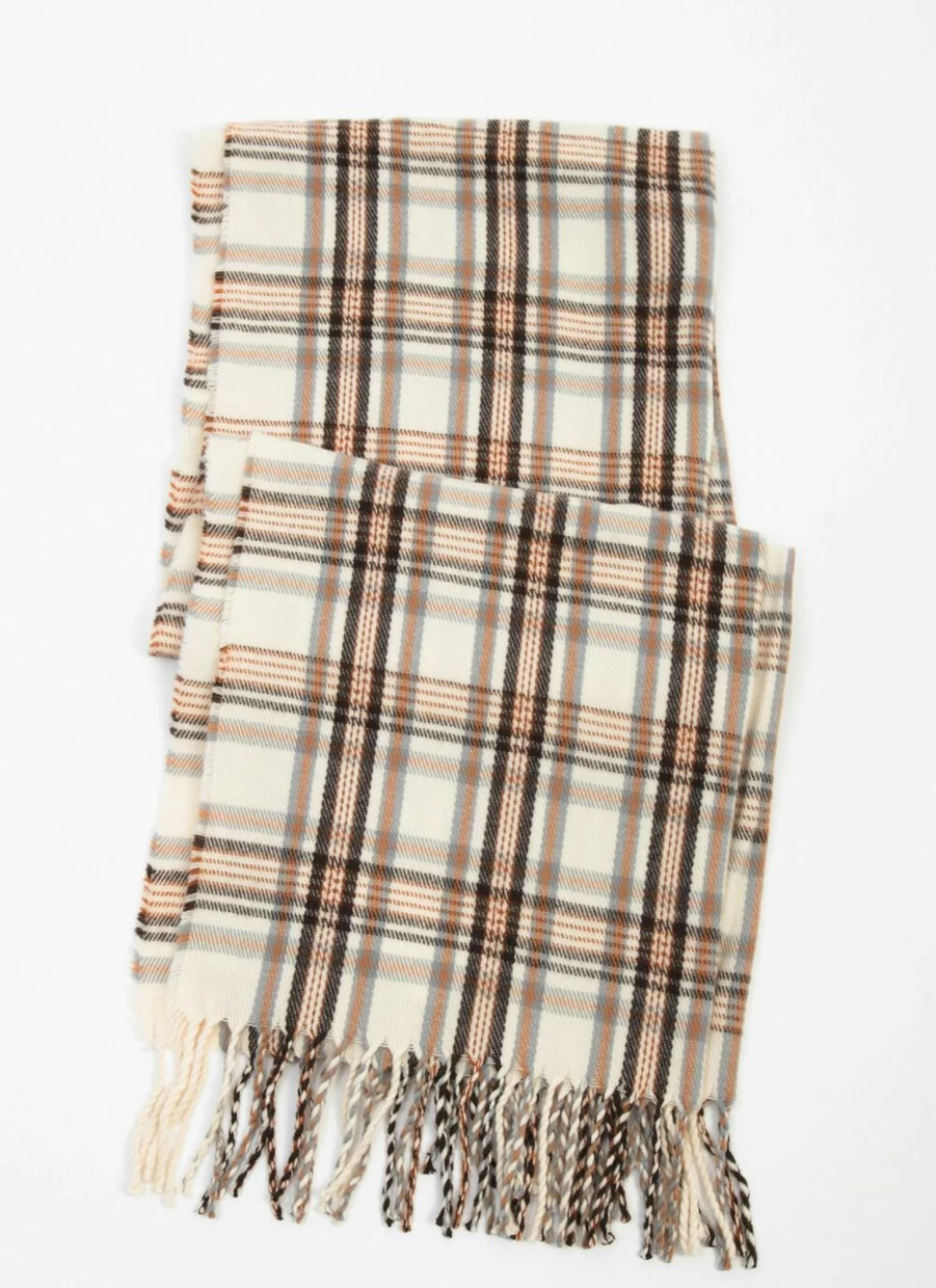 James Pringle Weavers Soft Handle Check Stole - Premium Wool Tartan Scarf for Men and Women