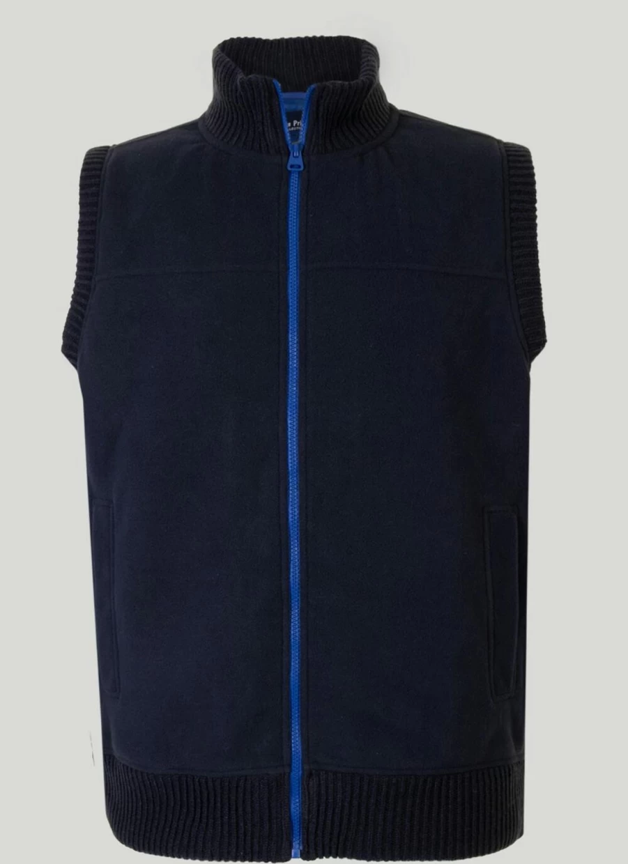 Men's James Pringle Fleece Gilet with Padding for Warmth and Comfort