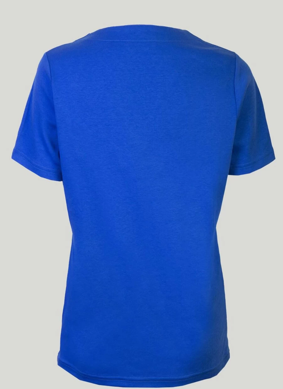 Isle Women's Notch Neck T-Shirt - Stylish Casual Top for Everyday Wear