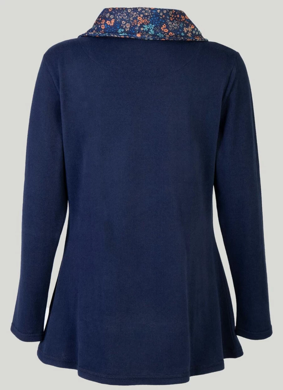 Country Rose Women's Elegant Cowl Neck Top - Soft Comfortable Stylish Blouse for Casual Wear