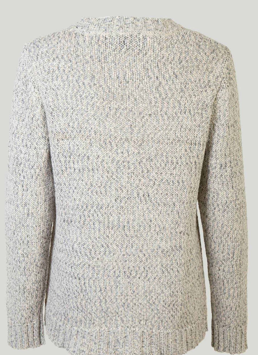 Honor Millburn Women's Crew Neck Cardigan - Soft Knit Sweater for Women