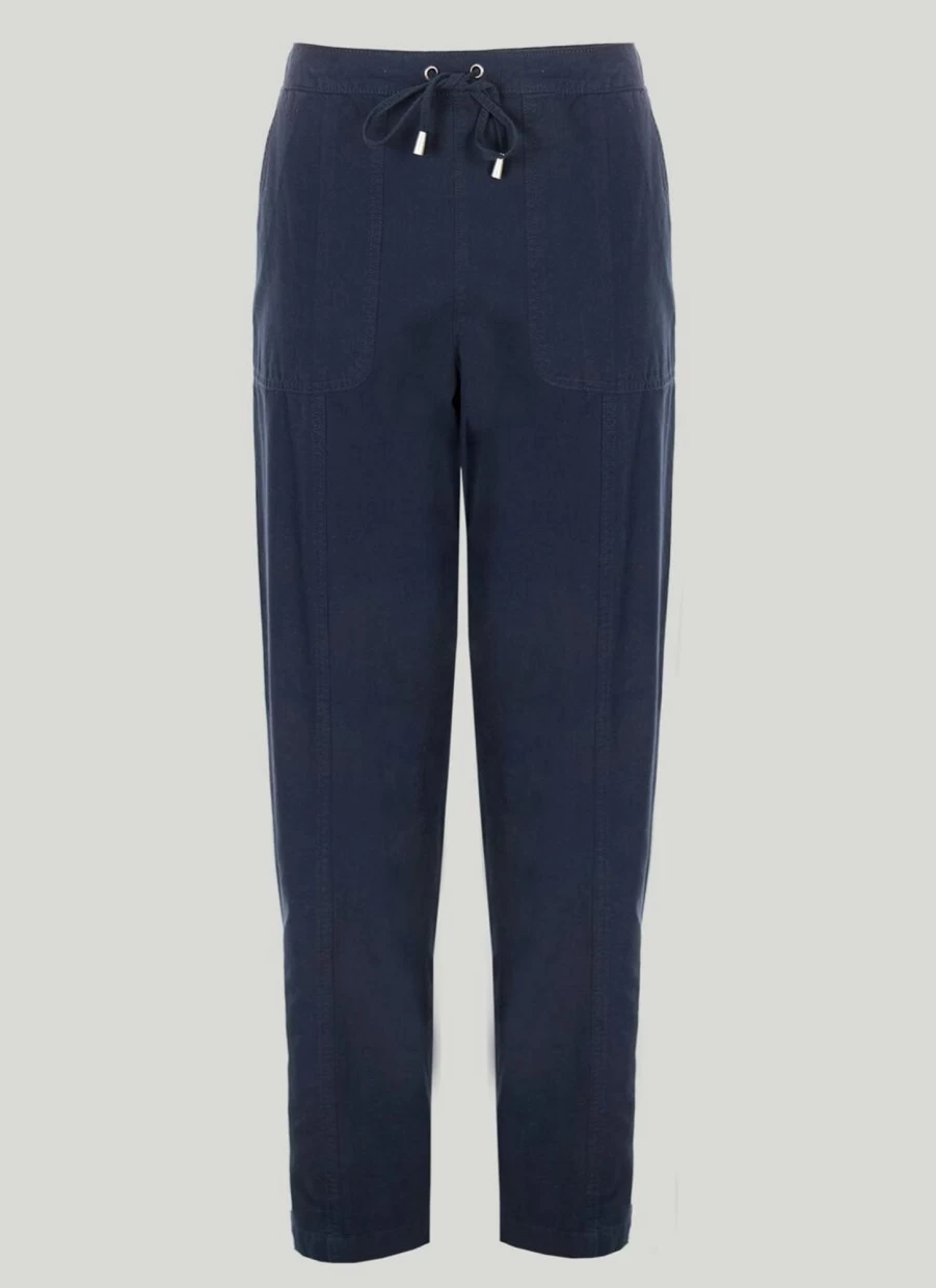 Isle Women's High-Waisted 30" Trouser Pants for Casual & Office Wear