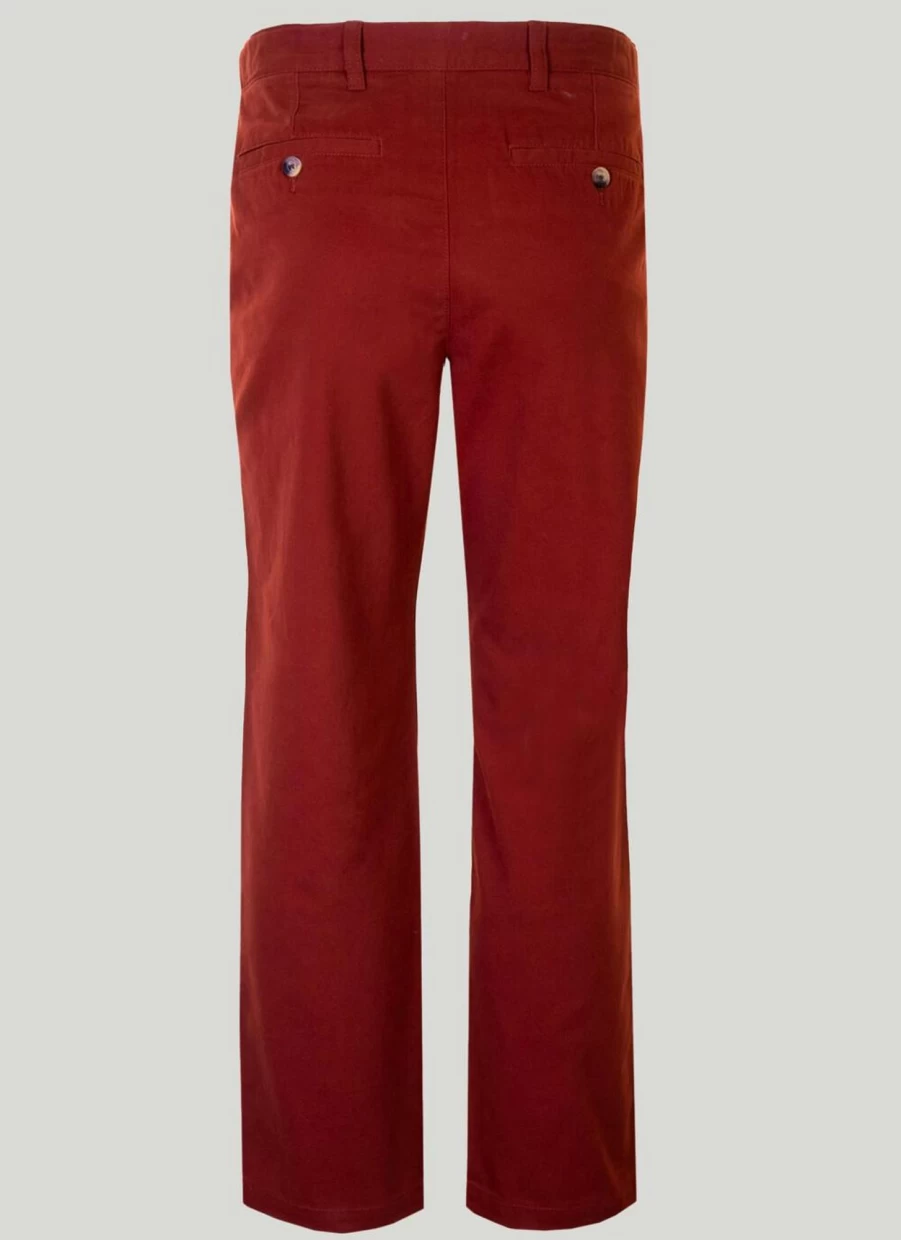 James Pringle Men's 33" Chino Trousers - Classic Fit Casual Pants for Men