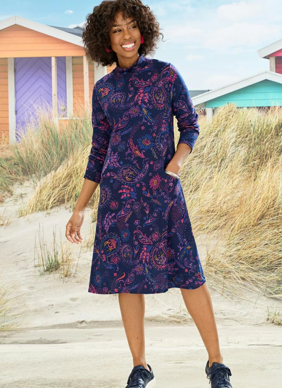 Country Rose Women's Purple Floral Printed Tiered Maxi Dress