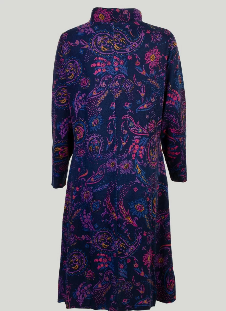 Country Rose Women's Purple Floral Printed Tiered Maxi Dress
