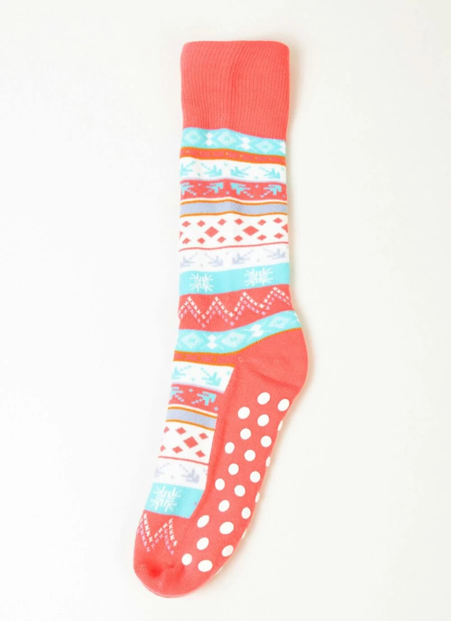 "Isle Women's Fairisle Knit Gift Socks - Festive Holiday Cozy Winter Socks"