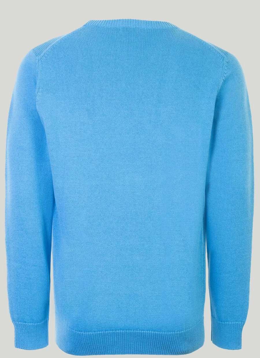 James Pringle Men's Cotton Crew Neck Jumper - Soft Classic Knit Sweater
