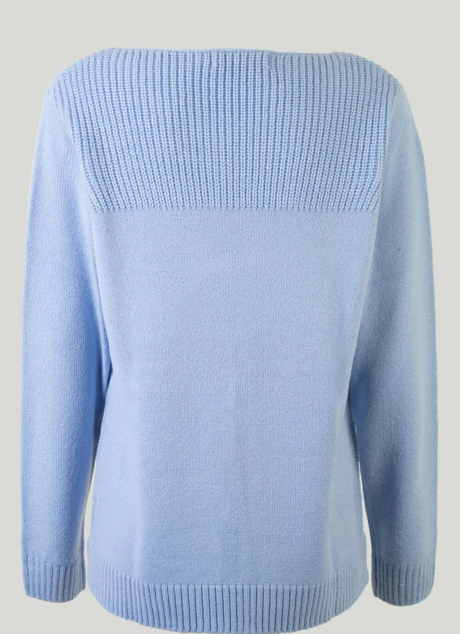 Isle Women's Diamond Cable Jumper - Stylish Knit Sweater for Winter Fashion