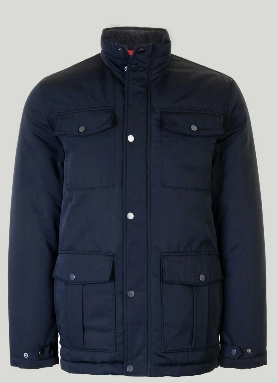 PG Field Men's Short Padded Coat - Lightweight Insulated Winter Jacket for Outdoor Activities