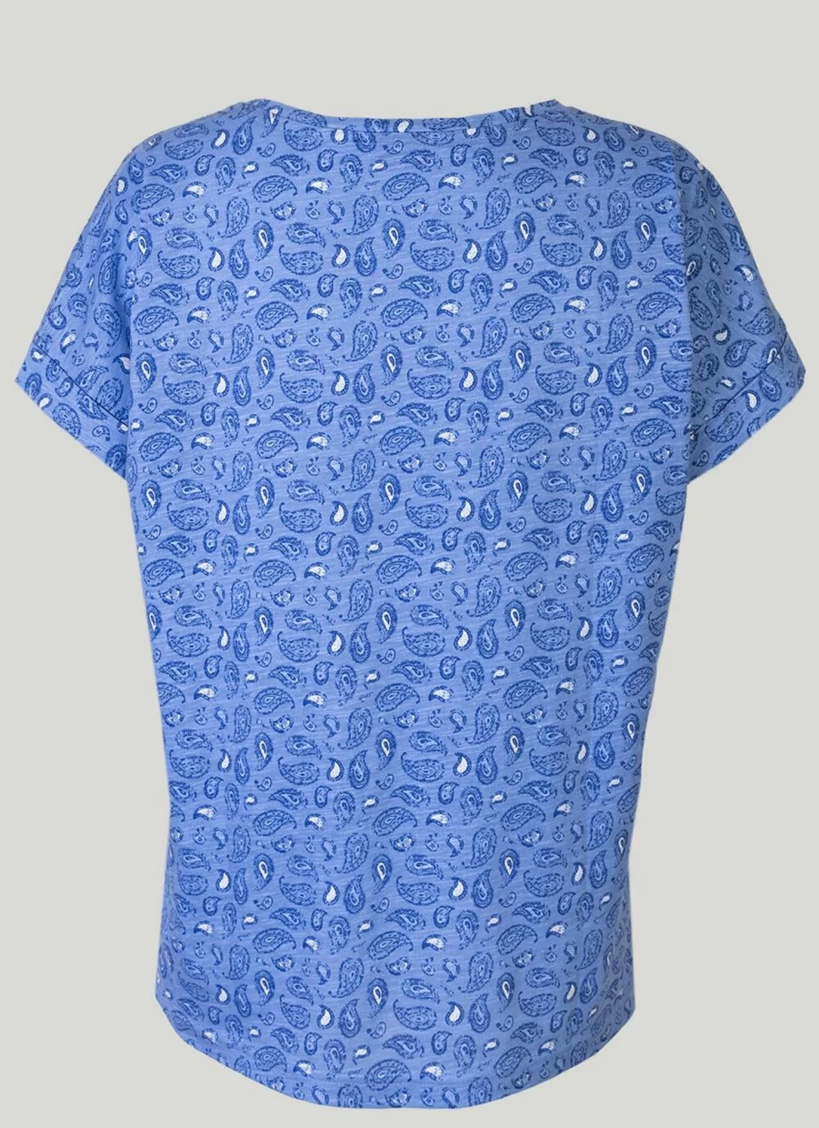"Isle Women's Contrast Print T-Shirt - Stylish Graphic Tee for Women"
