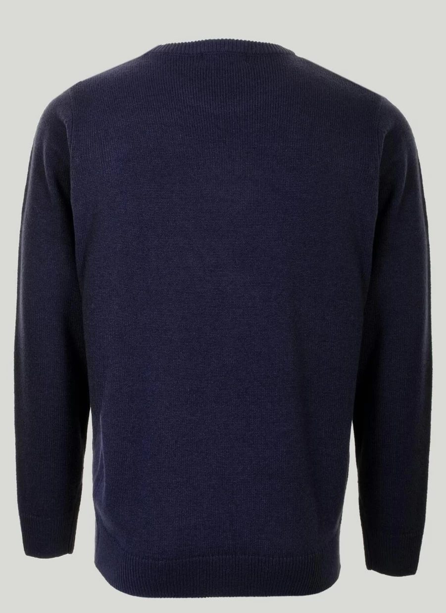 James Pringle Men's Crew Neck Knitted Jumper - Soft Wool Blend Casual Sweater